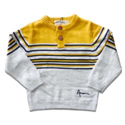 Sweater “Amore” – Yellow and Grey