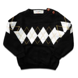 Sweater “Diamond”- Black and White