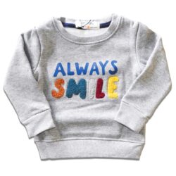 Sweater “Smile”- Grey