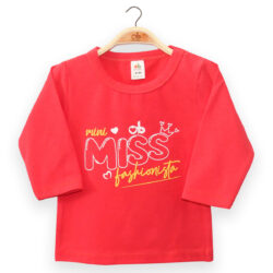 T-Shirt “Miss Fashionista” – Fuchsia