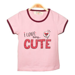 T-Shirt “Cute” – Pink
