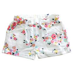 Short Casual “Flower” – Ecru