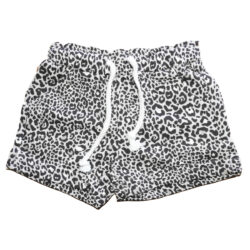 Short Casual “Leopard Print” – Black & White