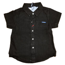 Short Sleeves Shirt “Collar” – Black