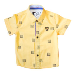 Short Sleeves Shirt “Pattern” – Yellow