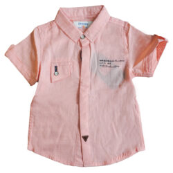 Short Sleeves Shirt “Collar” – Pink
