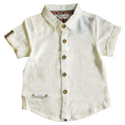 Short Sleeves Shirt “Collar” – Ecru