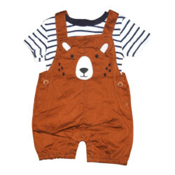 Ensemble Salopette – Brown