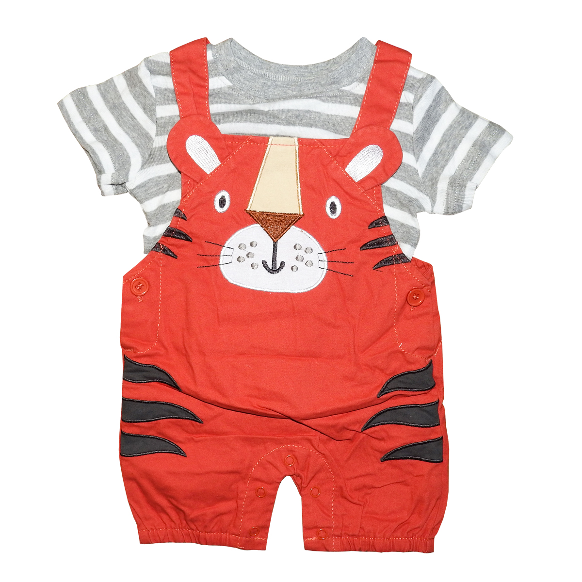 Ensemble Salopette Red ohbaby
