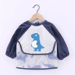 Bib Apron “Dinosaur” – Blue