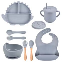 Silicon Bowl Set – Grey