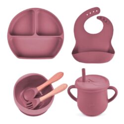 Silicon Bowl Set – Pink