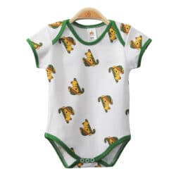 Bodysuit “Bear” – White and Green