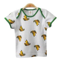 T-Shirt “Bear” – White and Green