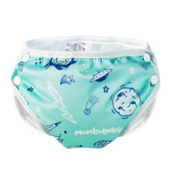 Reusable Swim Diaper “Space” – Green
