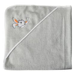 Bath towel “Rabbit”- Grey