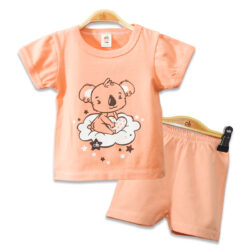 T- Shirt Set “Koala” – Salmon