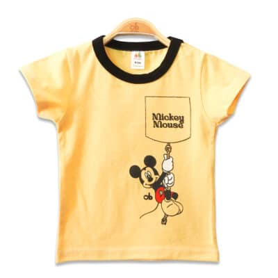 T- Shirt Set "Mickey Mouse" - Yellow & Black - Image 2