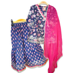 Churidar “Navy & Pink”