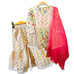 Churidar “Yellow & Pink”