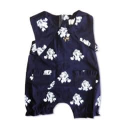 Jumpsuit Short “Flower”- Navy