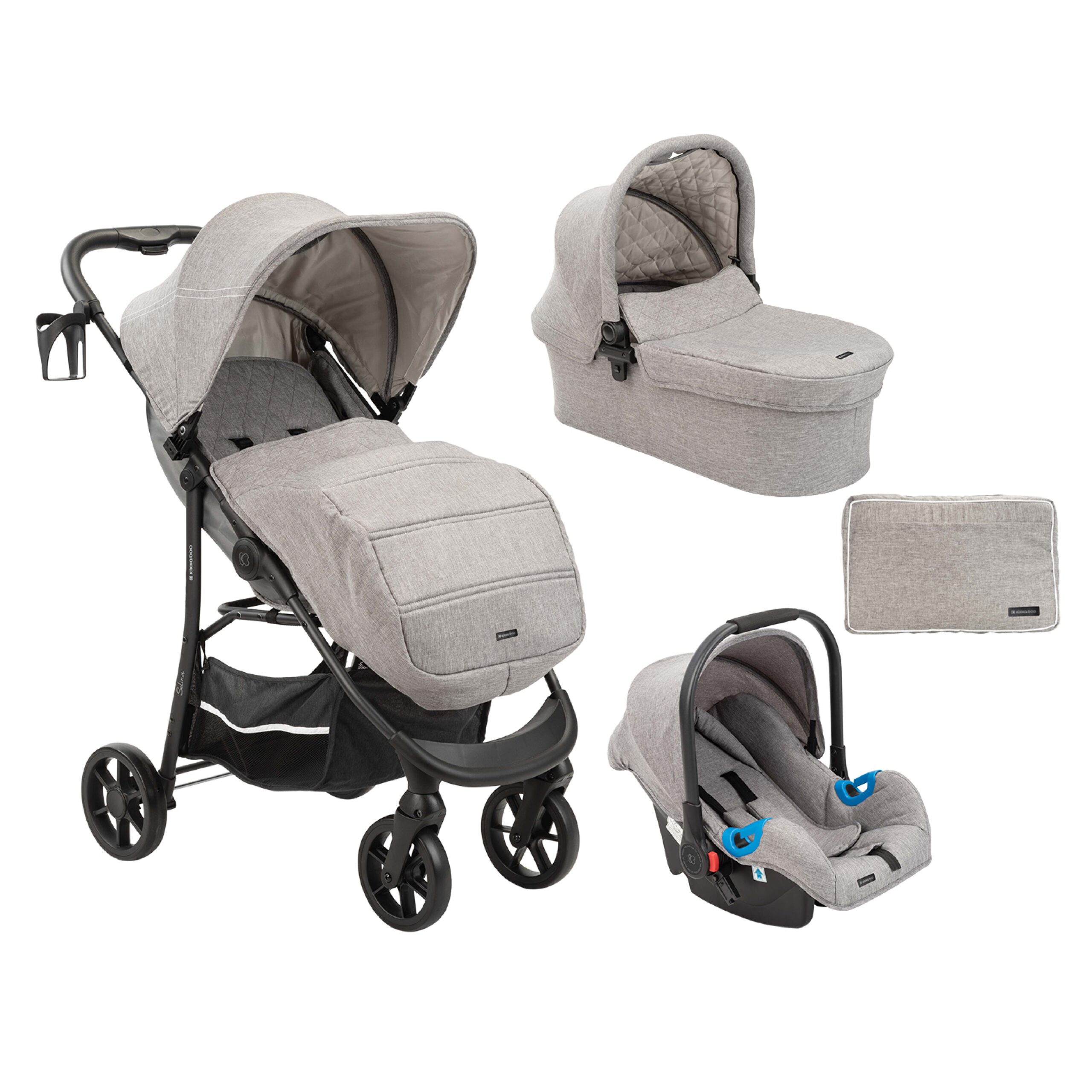 Stroller Selina Light Grey ohbaby