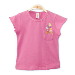 T-Shirt “Flower Pocket” – Pink