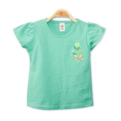 T-Shirt “Flower” – green