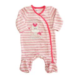 Babygrow Velour “Sunshine” – Pink