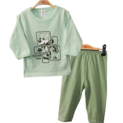 T-shirt Set “Roller Team” – Green & olive
