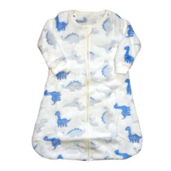 Sleeping Bag “Dinosaur” – White & Blue