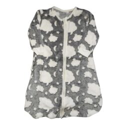 Sleeping Bag “Cloud” – Dark Grey & White