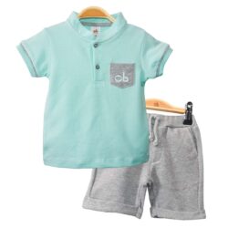 Ens T-Shirt Set “OB” – Turquoise