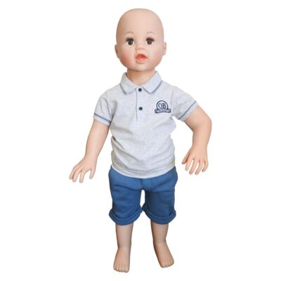 Ens T-Shirt Set "OB" - Grey & Blue - Image 2