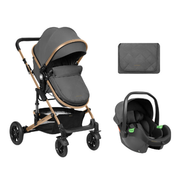 Stroller Set "Amaia" - Dark Grey