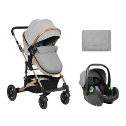 Stroller Set “Amaia” – Light Grey