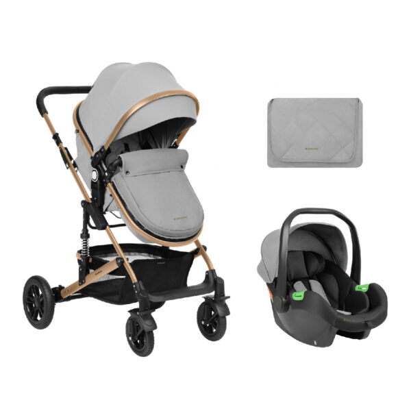 Stroller Set "Amaia" - Light Grey