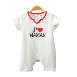 Combi “J’aime Maman” – White