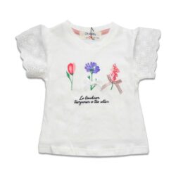 T-Shirt “Flowers” – White