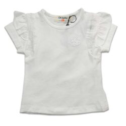 T-Shirt “Flowers logo” – White