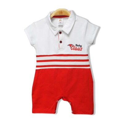 Combi Collar "Baby Claus" - Red and White