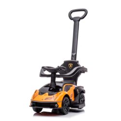 Ride On Car with Handle “Lamborghini” – Orange