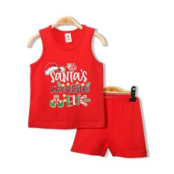 Tank Top Set “Santa” – Red