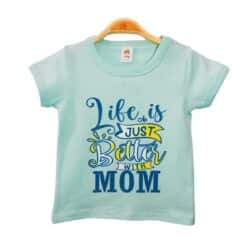 T-Shirt “Mom” – Turquoise