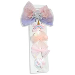 Hair Clips – Purple & Pink