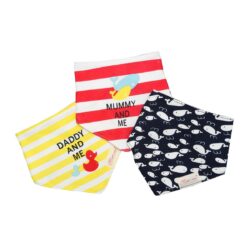 Bibs 3 pcs “Daddy/Mummy & me”