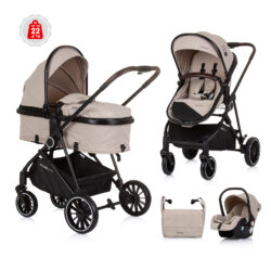 Stroller Set “Aura” – Macadamia
