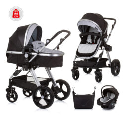 Stroller Set “Havana” – Obsidian Silver