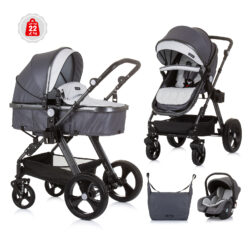 Stroller Set “Havana” – Silver Grey