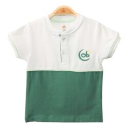 T-Shirt “OB” – White & Green